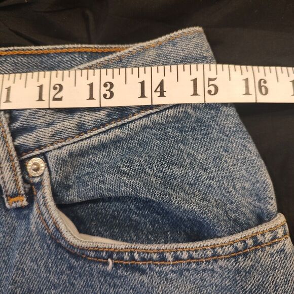 Calvin Klein Jeans Women 12 Double Stone Wash Mom Easy Fit Zipper Fly Straight - Picture 6 of 13